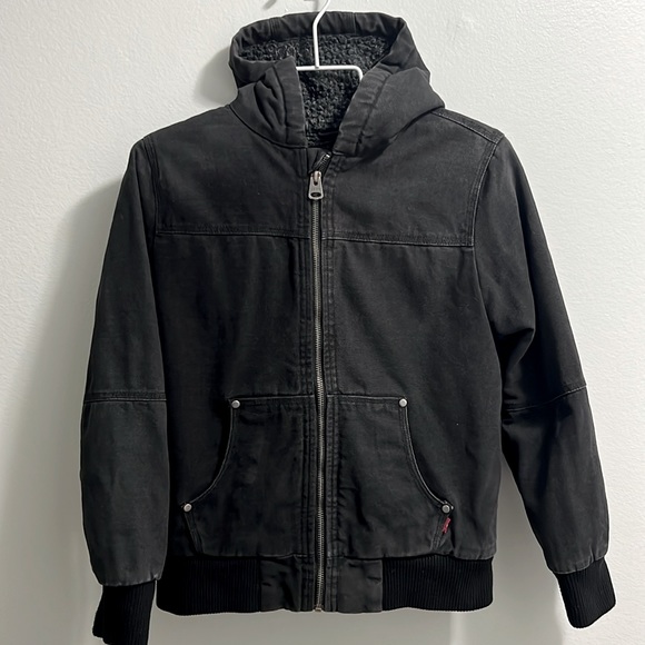 Levi's Other - Kids Levi’s Hooded Canvas lined jacket Carhartt look alike size medium.